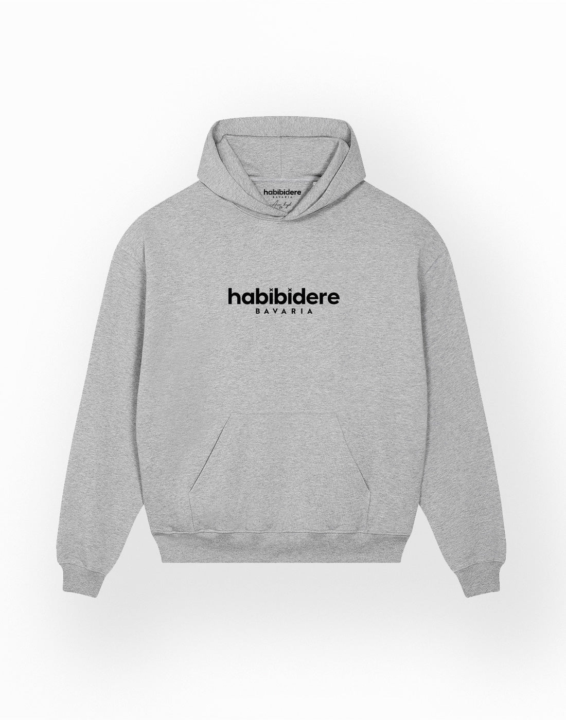 Grey Oversized Hoodie | Kapuzenpullover aus Bio-Baumwolle für Damen