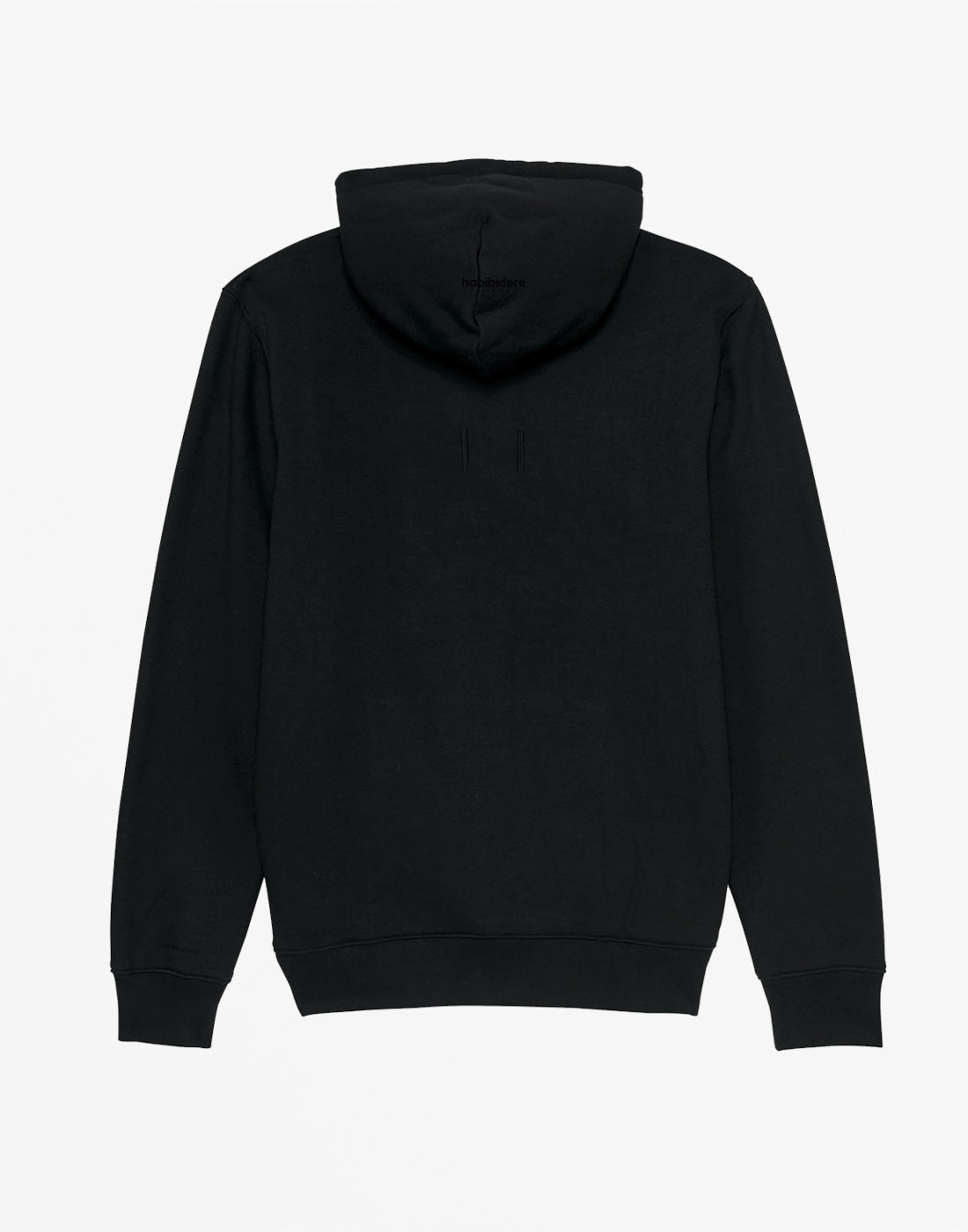 Black on Black Hoodie | Kapuzenpullover aus Bio-Baumwolle für Damen