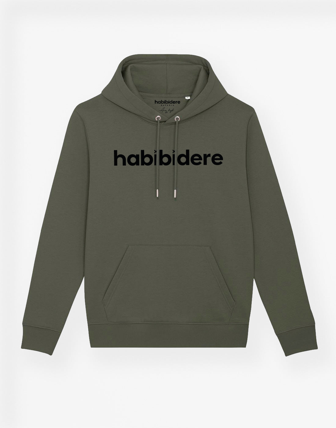 Khaki Hoodie | Kapuzenpullover aus Bio-Baumwolle für Damen