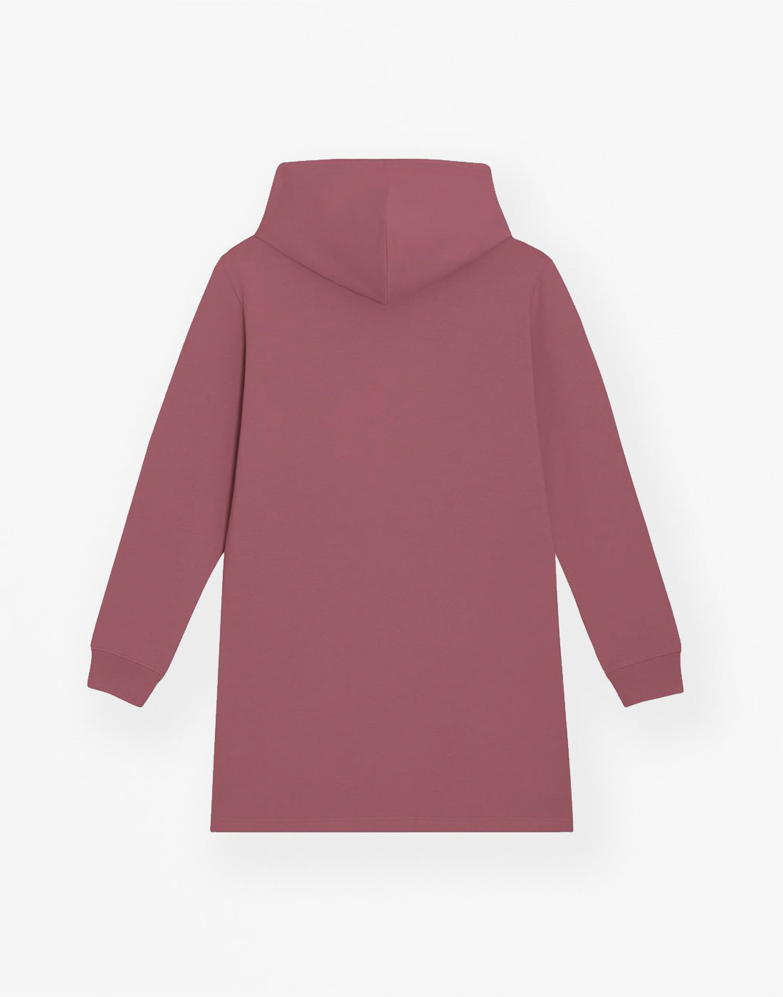 Hibiscus Hoodiekleid | Sweatshirtkleid mit Kapuze aus Bio-Baumwolle