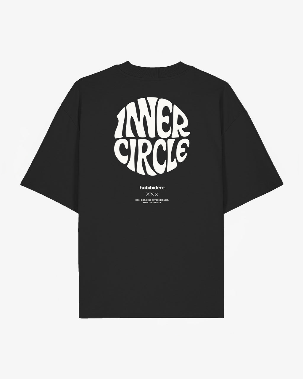 Inner Circle Shirt – Oversized Fit, Bio-Baumwolle, Black für Frauen