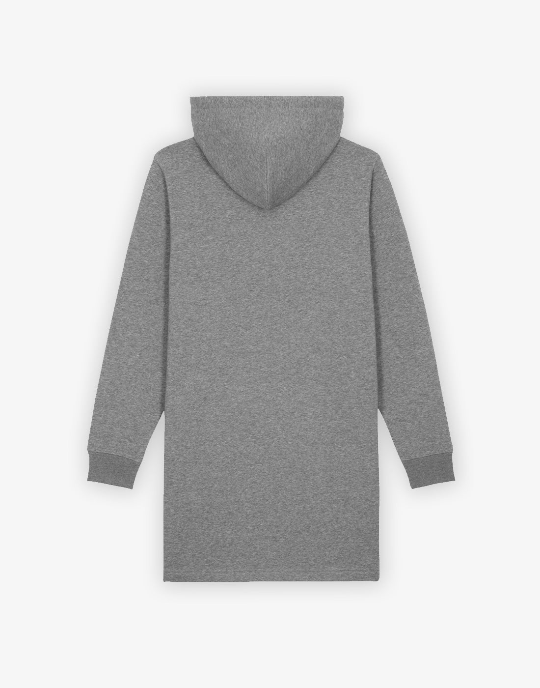 Grey Hoodiekleid | Sweatshirtkleid mit Kapuze aus Bio-Baumwolle