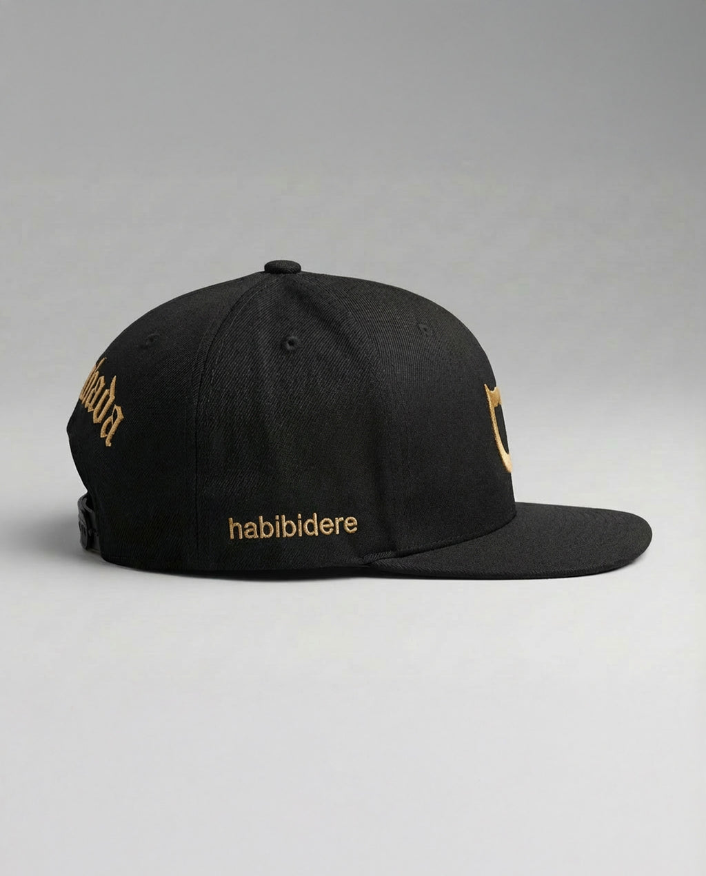David Bada x Habibidere | Cap | Gold on Black