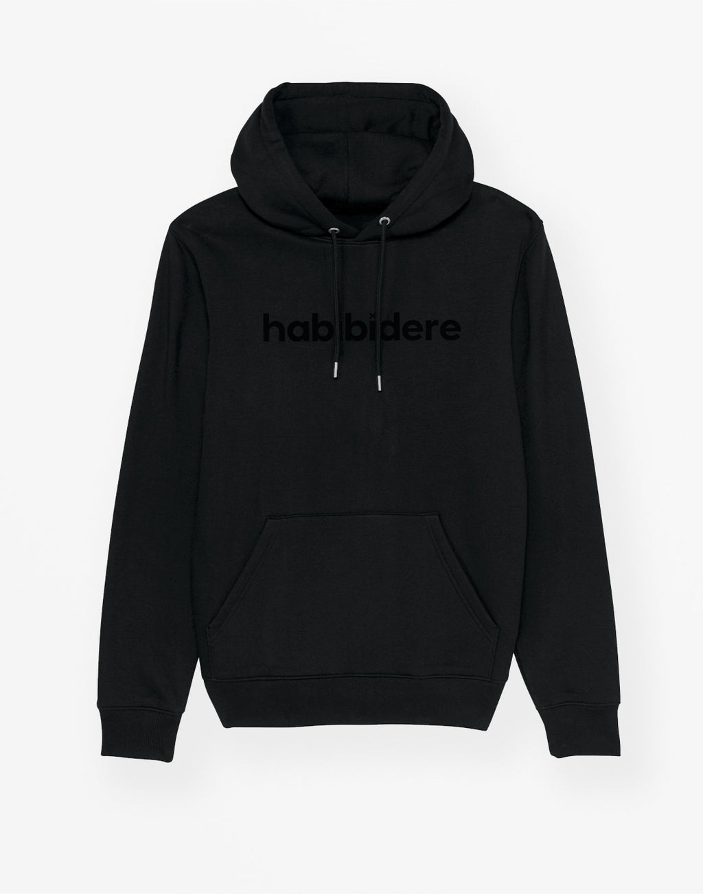 Black on Black Hoodie | Kapuzenpullover aus Bio-Baumwolle für Damen